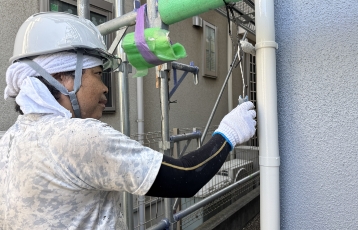 鉄部塗装工事