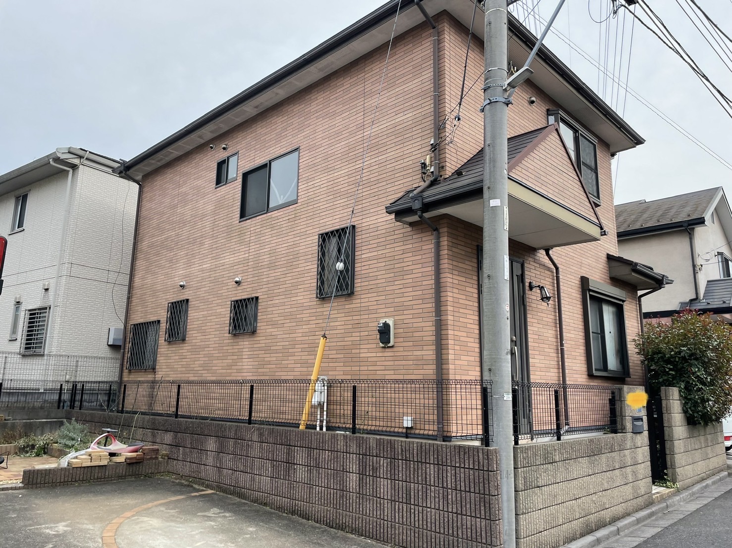 習志野市　戸建て外壁塗装ラジカル塗料　施工前